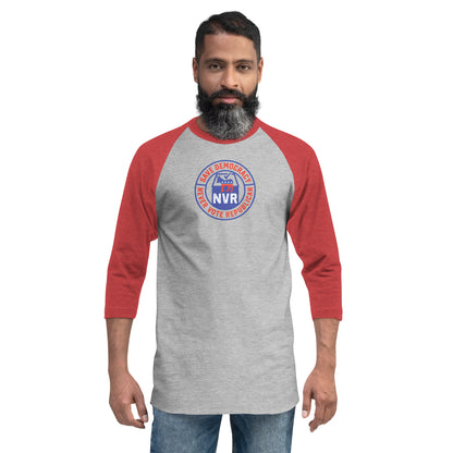 (NVR) Save Democracy 3/4 sleeve raglan shirt - FREE Shipping